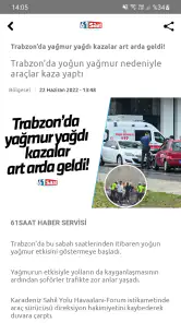61saat - Trabzon Haber screenshot