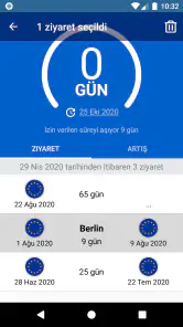 90 Gün Schengen screenshot
