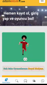 Adam Eksik - Halı Saha Oyuncus screenshot