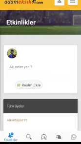 Adam Eksik - Halı Saha Oyuncus screenshot