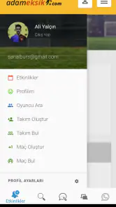Adam Eksik - Halı Saha Oyuncus screenshot
