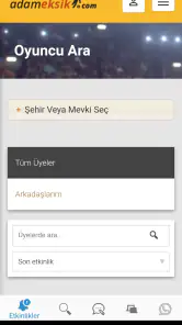 Adam Eksik - Halı Saha Oyuncus screenshot