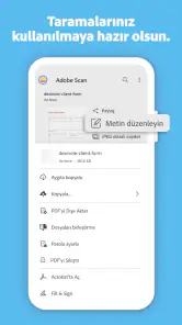 Adobe Scan: Belge Tarama screenshot