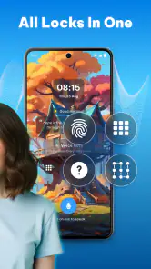 Ai Voice Lock Screen - VoiceOS screenshot