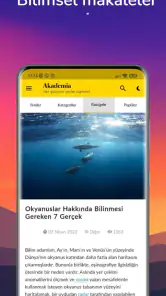 Akademia - Makale Oku ve Öğren screenshot