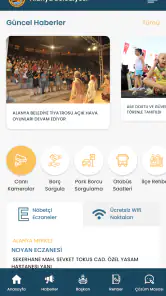 Alanya Belediyesi screenshot