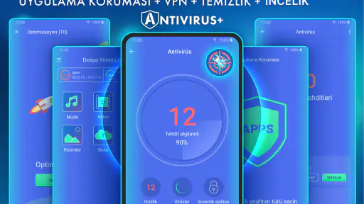 Antivirüs - Temizleyici, VPN 1