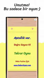 Aptallık Testi 6