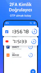 Authenticator: 2FA & Şifre 2