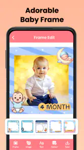 Baby Month Photo Editor Frame screenshot