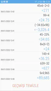 Basit Hesap Makinesi screenshot