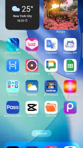 Başlatıcı iOS 26 screenshot