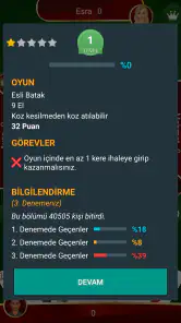 Batak - Tekli, Eşli, Koz Maça screenshot