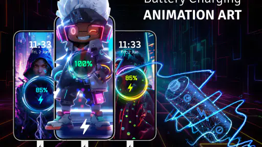 Battery Charger Animation Art 1