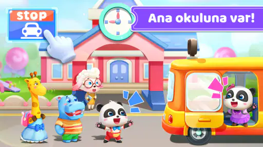 Bebek Panda'nın Okul Otobüsü 8
