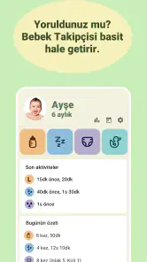 Bebek takip programı screenshot