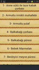 Bebekler İçin Yemek Tarifleri screenshot