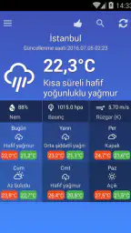 Bedava Türkiye'de hava durumu 1