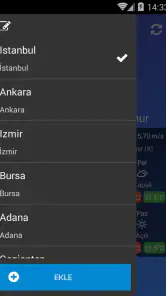 Bedava Türkiye'de hava durumu screenshot