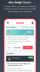 Bionluk - Yetenekli Freelancer screenshot