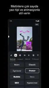 Bir Instagram uygulaması Edits screenshot