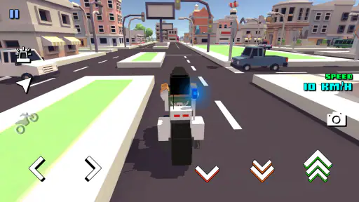 Blocky Moto Racing: motosiklet 4