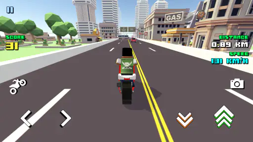 Blocky Moto Racing: motosiklet 8