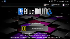 BlueDUN+ screenshot