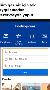 Booking.com Otel Rezervasyonu screenshot