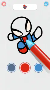 Boyama Boya Süper Kahraman screenshot