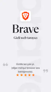 Brave Hızlı Web Tarayıcı, VPN screenshot