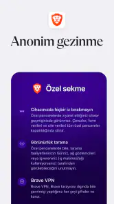 Brave Hızlı Web Tarayıcı, VPN screenshot