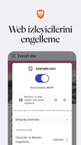 Brave Hızlı Web Tarayıcı, VPN screenshot