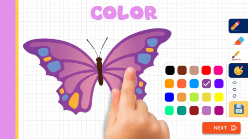 Butterfly Draw Step by Step 7