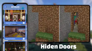 Camouflage Doors Mod for MCPE screenshot