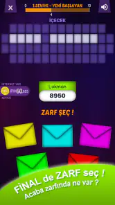 Çarkıfelek Mobil - Zarf Seç screenshot