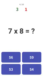 Çarpım tablosu Matematik oyunu 3