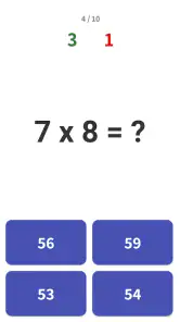 Çarpım tablosu Matematik oyunu screenshot