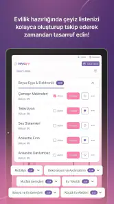 Çeyizify -Çeyiz Takip Asistanı screenshot