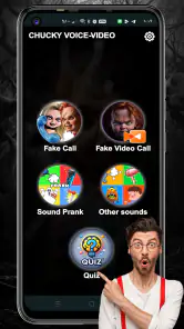 Chucky video Fake calling call screenshot