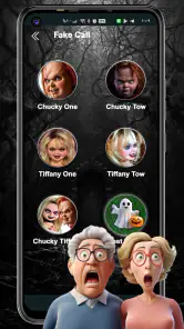Chucky video Fake calling call screenshot