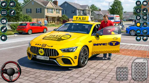 City Taxi Driving Car Games 3D 8