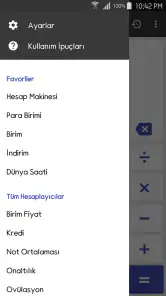 ClevCalc - Hesap makinesi screenshot