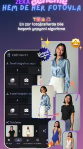 ClothShift – AI Kıyafet Deneme screenshot