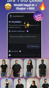ClothShift – AI Kıyafet Deneme screenshot