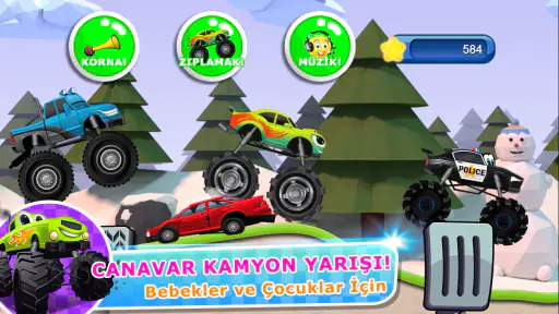 Çocuk Canavar Kamyon Oyunu 2 7
