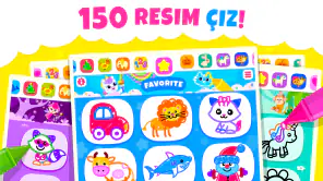 Çocuk çizim ve boyama oyunları screenshot