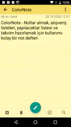 ColorNote Notlar Notepad Not 3