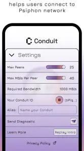 Conduit: İnterneti Paylaş screenshot