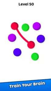Connect Color Ball Puzzle Game screenshot